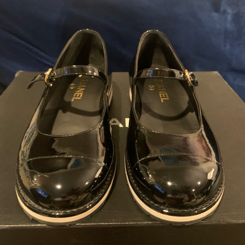 Chanel Mary Jane boots 2016 Collection G31467 Patent Leather New NIB Runway Show - Picture 13 of 16